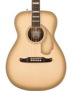 Fender Limited Edition California Vintage Malibu Acoustic Guitar with Case, Antigua Pickguard, Antigua