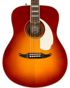 Fender Palomino Vintage Acoustic Guitar. Ovangkol Fingerboard, Aged White Pickguard, Sienna Sunburst