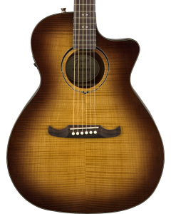 Fender FA-345CE Auditorium Acoustic-Electric Guitar in 3-Tone Tea Burst