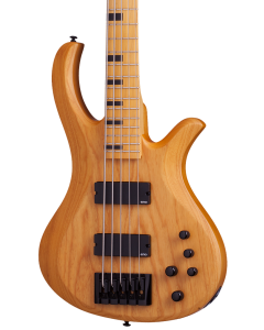 Schecter Riot-5 Session Electric Bass. Aged Natural Satin (ANS).  TGF33