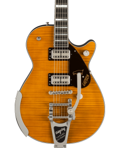 Gretsch G6134TFM-NH Nigel Hendroff Signature Penguin Guitar, Ebony Fingerboard, Amber Flame