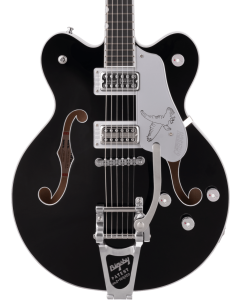 Gretsch G6636TSL Players Edition Silver Falcon w/ Bigsby Semi-Hollow Electric Guitar. Black
