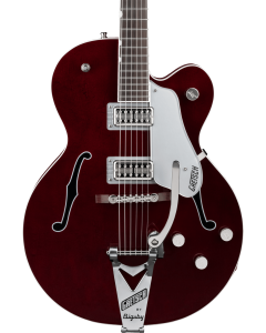 Gretsch G6119T-ET Players Edition Tennessee Rose Electrotone Hollow Body Guitar with String-Thru Bigsby, Rosewood Fingerboard, Dark Cherry Stain
