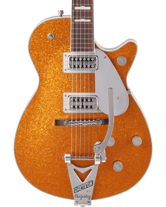 Gretsch G6129T-89 Vintage Select '89 Sparkle Jet w/ Bigsby Electric Guitar.  Rosewood Fingerboard, Gold Sparkle