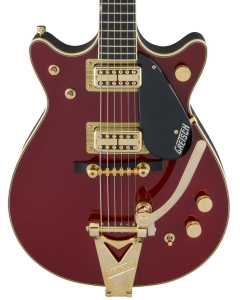 Gretsch G6131T-62 Vintage Select 62 Jet Electric Guitar with Bigsby. TV Jones, Vintage Firebird Red