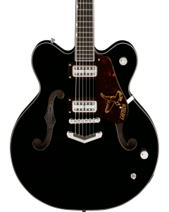 Gretsch G6636-RF Richard Fortus Signature Falcon Center Block Guitar with V-Stoptail, Ebony Fingerboard, Black