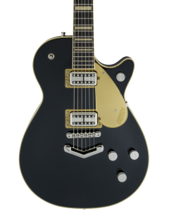 Gretsch G6228 Players Edition Jet BT with V-Stoptail Electric Guitar. Rosewood FB, Black