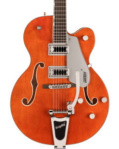 Gretsch G5420T Electromatic Classic Hollow Body Single-Cut Guitar with Bigsby, Laurel Fingerboard, Orange Stain TGF33