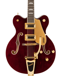 Gretsch G5422TG Electromatic Classic Hollow Body Double-Cut Guitar with Bigsby and Gold Hardware, Laurel Fingerboard, Walnut Stain