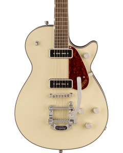 Gretsch G5210T-P90 Electromatic Jet Two 90 Single-Cut Guitar with Bigsby, Laurel Fingerboard, Vintage White