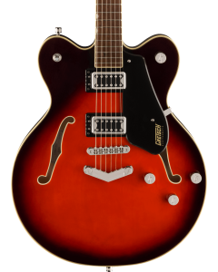Gretsch G5622 Electromatic Center Block Double-Cut Guitar with V-Stoptail, Laurel Fingerboard, Claret Burst TGF33