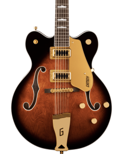 Gretsch G5422G-12 Electromatic Classic Hollow Body Double-Cut 12-String Guitar with Gold Hardware, Laurel Fingerboard, Single Barrel Burst