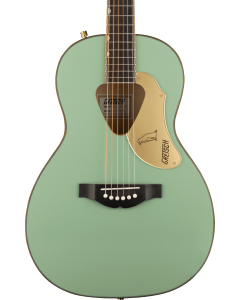 Gretsch G5021E Rancher Penguin Parlor Acoustic Electric Guitar, Mint Metallic