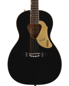 Gretsch G5021E Rancher Penguin Parlor Acoustic Electric Guitar, Black TGF33