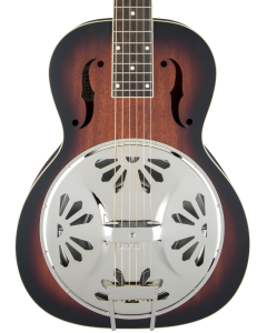 Gretsch G9230 Bobtail Square-Neck A.E., Mahogany Body Spider Cone Resonator Guitar, Fishman Nashville Resonator Pickup, 2-Color Sunburst TGF33