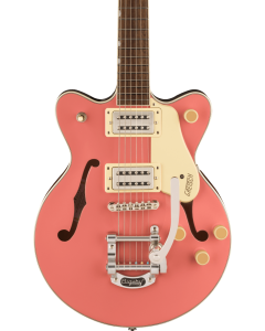 Gretsch G2655T Streamliner Center Block Jr. Double-Cut Guitar with Bigsby, Laurel Fingerboard, Coral