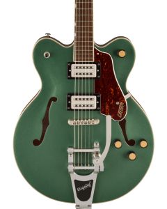 Gretsch G2622T Streamliner Center Block Double-Cut Guitar with Bigsby, Laurel Fingerboard, Broad’Tron BT-3S Pickups, Steel Olive