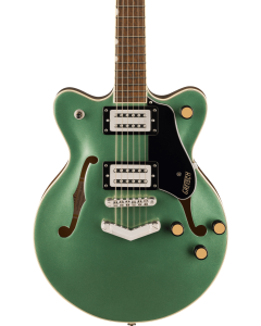Gretsch G2655 Streamliner Center Block Jr. Double-Cut Guitar with V-Stoptail, Laurel Fingerboard, Steel Olive