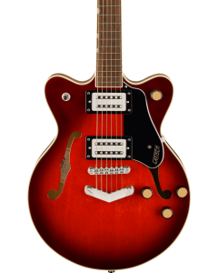 Gretsch G2655 Streamliner Center Block Jr. Double-Cut Guitar with V-Stoptail, Laurel Fingerboard, Claret Burst