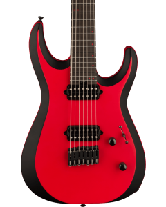 Jackson Pro Plus Series DK Modern MDK7 Electric Guitar HT, Ebony Fingerboard, Satin Red with Black bevels