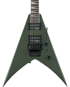 Jackson JS Series King V JS32 Electric Guitar. Amaranth FB, Matte Army Drab TGF33