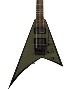 Jackson X Series Rhoads Electric Guitar RRX24, Laurel Fingerboard, Matte Army Drab with Black Bevels