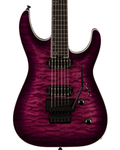 Jackson Pro Plus Series Dinky Electric Guitar DKAQ, Ebony Fingerboard, Transparent Purple Burst
