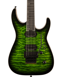 Jackson Pro Plus Series Dinky Electric Guitar DKAQ, Ebony Fingerboard, Emerald Green