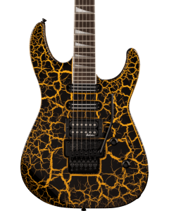 Jackson X Series Soloist Electric Guitar SL3X DX, Laurel Fingerboard, Yellow Crackle
