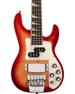 Jackson X Series Concert Bass CBXNT DX V, Laurel Fingerboard, Fireburst