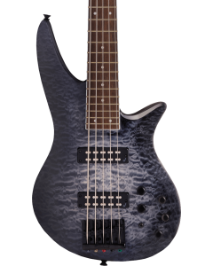 Jackson X Series Spectra Bass SBXQ V. Laurel Fingerboard, Transparent Black Burst TGF33