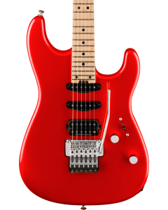 Charvel MJ San Dimas Style 1 Electric Guitar. HSS FR M, Maple Fingerboard, Metallic Red