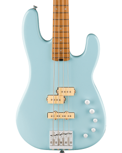 Charvel Pro-Mod San Dimas Bass PJ Electric Bass IV, Caramelized Maple Fingerboard, Sonic Blue TGF33