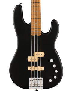 Charvel Pro-Mod San Dimas Bass PJ Electric Bass IV, Caramelized Maple Fingerboard, Satin Black TGF33