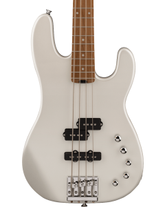 Charvel Pro-Mod San Dimas Bass PJ Electric Bass IV, Caramelized Maple Fingerboard, Platinum Pearl