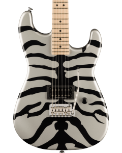 Charvel Super-Stock SD1 Electric Guitar. H 2PT M, Maple Fingerboard, Silver Bengal