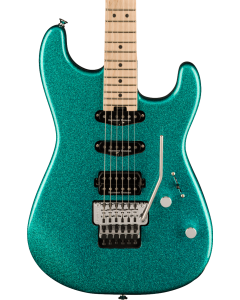 Charvel Pro-Mod San Dimas Style 1 Electric Guitar. HSS FR M, Maple Fingerboard, Aqua Flake