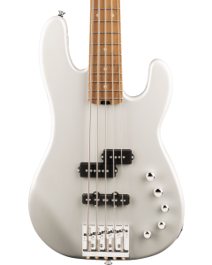 Charvel Pro-Mod San Dimas Bass PJ Electric Bass V, Caramelized Maple Fingerboard, Platinum Pearl