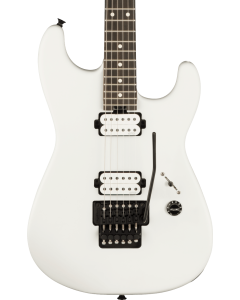 Charvel Jim Root Signature Pro-Mod San Dimas Style 1 Electric Guitar. HH FR E, Ebony Fingerboard, Satin White TGF33