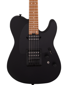 Charvel Pro-Mod So-Cal Style 2 24 HH HT Electric Guitar. Caramelized Maple FB, Satin Black