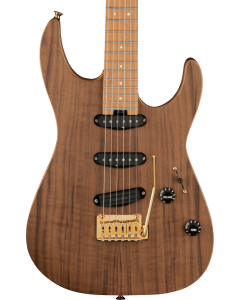 Charvel Pro-Mod DK22 Electric Guitar. SSS 2PT CM Mahogany with Walnut, Caramelized Maple Fingerboard, Natural