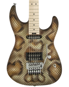 Charvel Pro-Mod Snake Warren DeMartini Signature Electric Guitar. Maple FB, Snakeskin