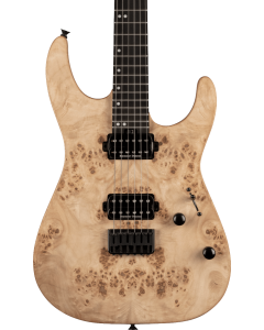Charvel Pro-Mod DK24 Electric Guitar. HH HT E Mahogany with Poplar Burl, Ebony Fingerboard, Desert Sand