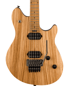 EVH Wolfgang WG Standard Electric Guitar. Exotic Zebrawood, Baked Maple Fingerboard, Natural TGF33