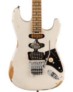 EVH EVH Frankenstein Relic Series Electric Guitar. Maple Fingerboard, White