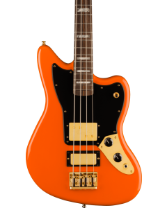 Fender Limited Edition Mike Kerr Jaguar Electric Bass. Rosewood Fingerboard, Tigers Blood Orange