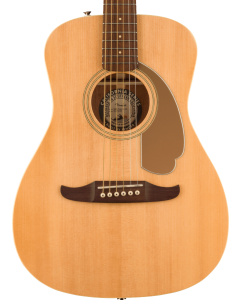 Fender Malibu Player Acoustic Guitar. Walnut Fingerboard, Gold Pickguard, Natural