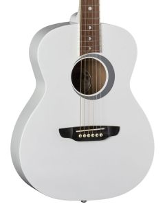 Luna Aurora Borealis 3/4 Acoustic Guitar. White
