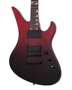 Schecter Avenger Standard Electric Guitar. Blood Burst