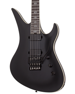 Schecter Avenger FR SLS Elite Evil Twin Electric Guitar. Satin Black.  TGF33